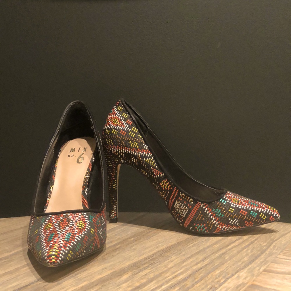 Mix No. 6 Print fabric shoes